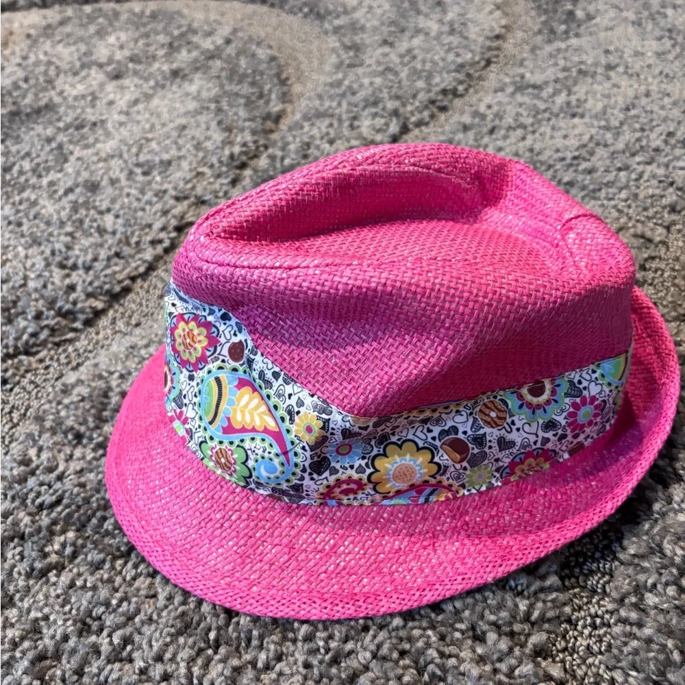 Fedora Little Brownie Pink girl scout Hat